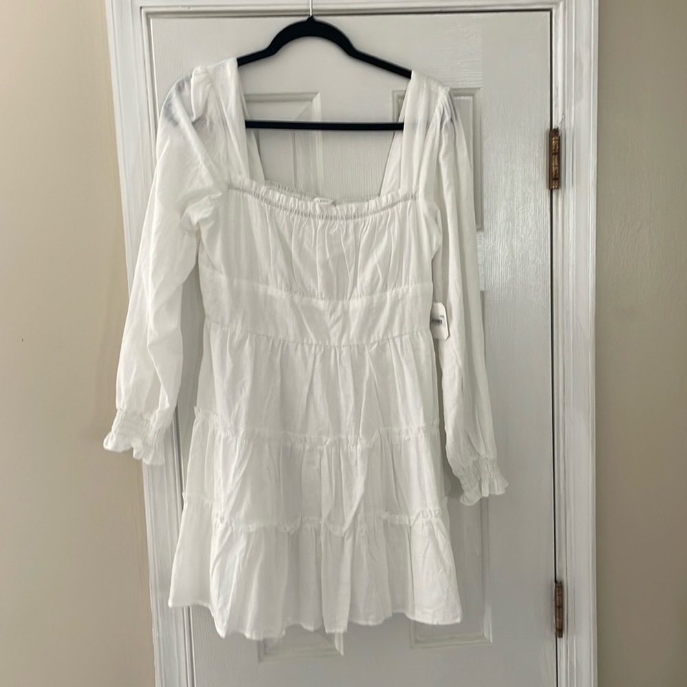 Short White altar’d state dress NWT size large